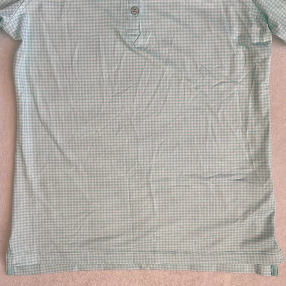 Magnolia Lane | 2016 Masters Tech Performance Golf Polo 50+ UPF Gingham Check S - Picture 9 of 15